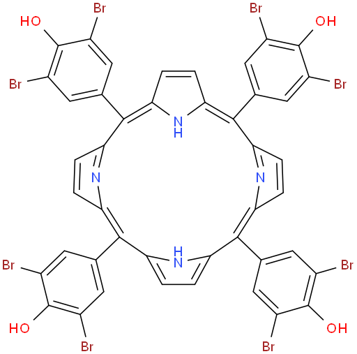 meso-tetra(3,5-dibromo-4-hydroxyphenyl)porphyrin