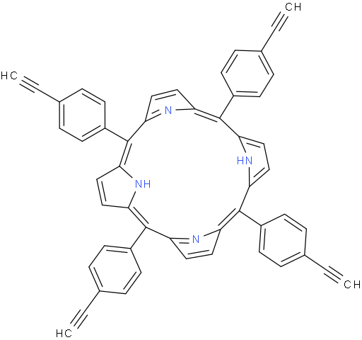 5,10,15,20-tetrakis(4-ethynylphenyl)-21H,23H-Porphine